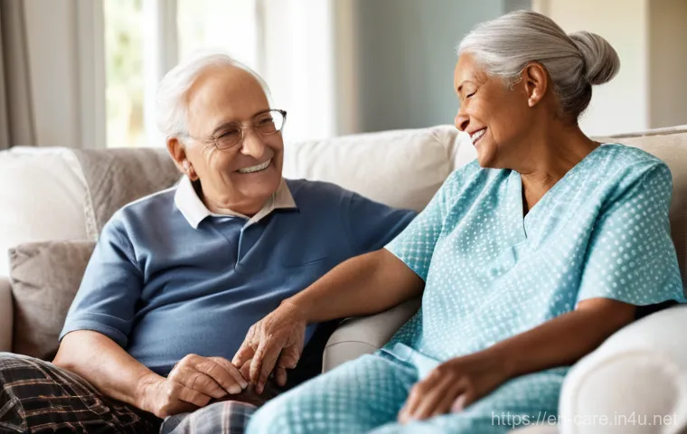 요양병원과 호스피스 비교 - **Prompt 1: Rehabilitative Care in a Skilled Nursing Facility**
    An elderly woman, in her late 70...